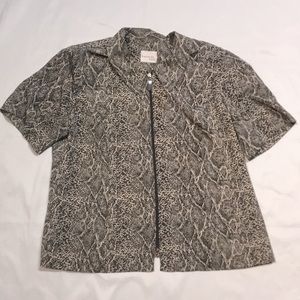 HALMODE PLUS LADIES JACKET SNAKE PRINT